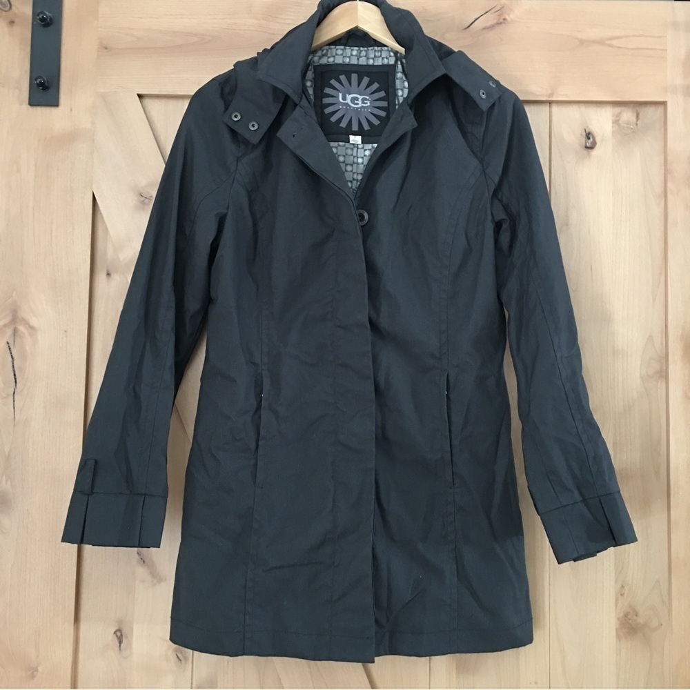 UGG Water-Resistant Hooded Raincoat Jacket Size Medium